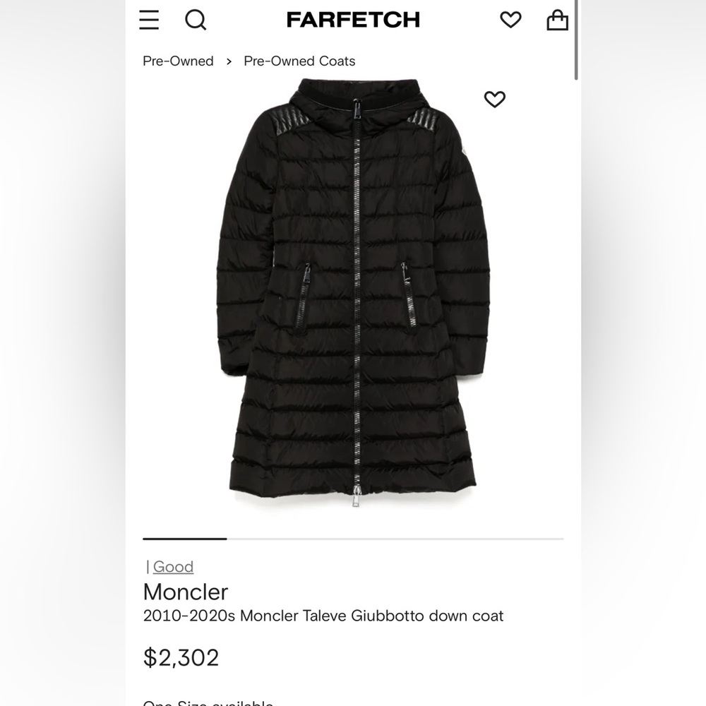 Moncler Quilted Black Puffer Jacket - Picture 2 of 14